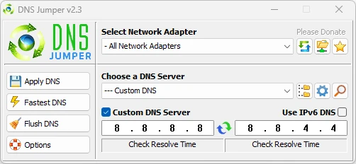 DNS Jumper — captura de tela 6
