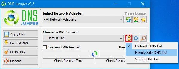 DNS Jumper — captura de tela 7